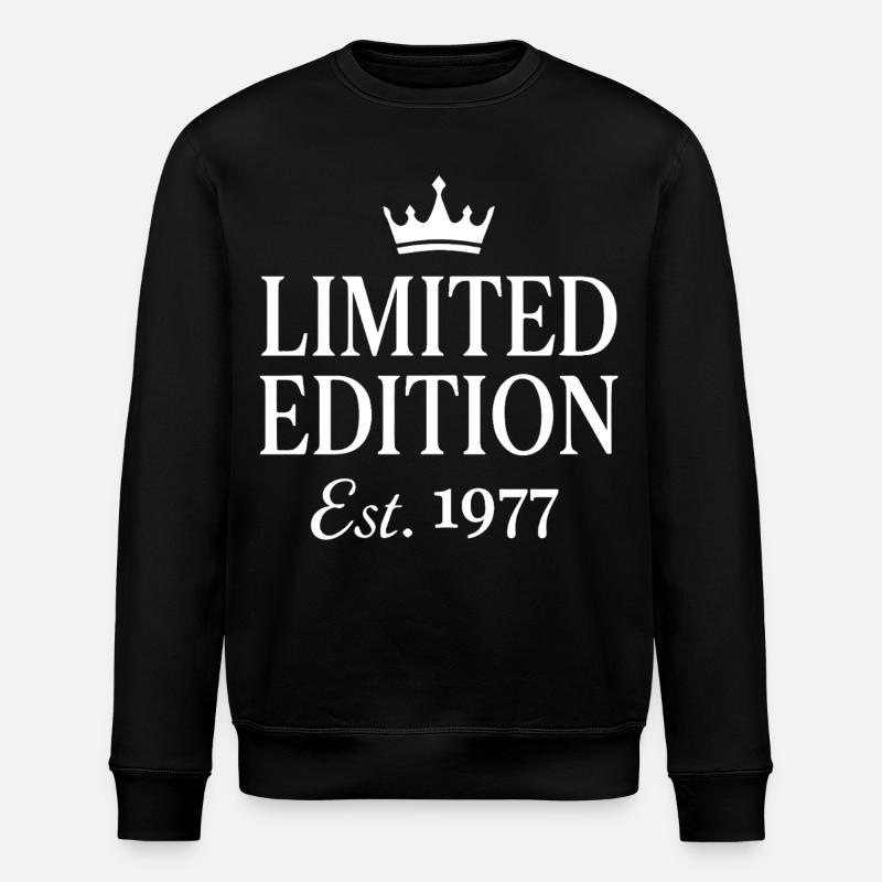 Limited Edition Est. 1977 - Stanley/Stella ROLLER Unisex Organic Sweatshirt - black