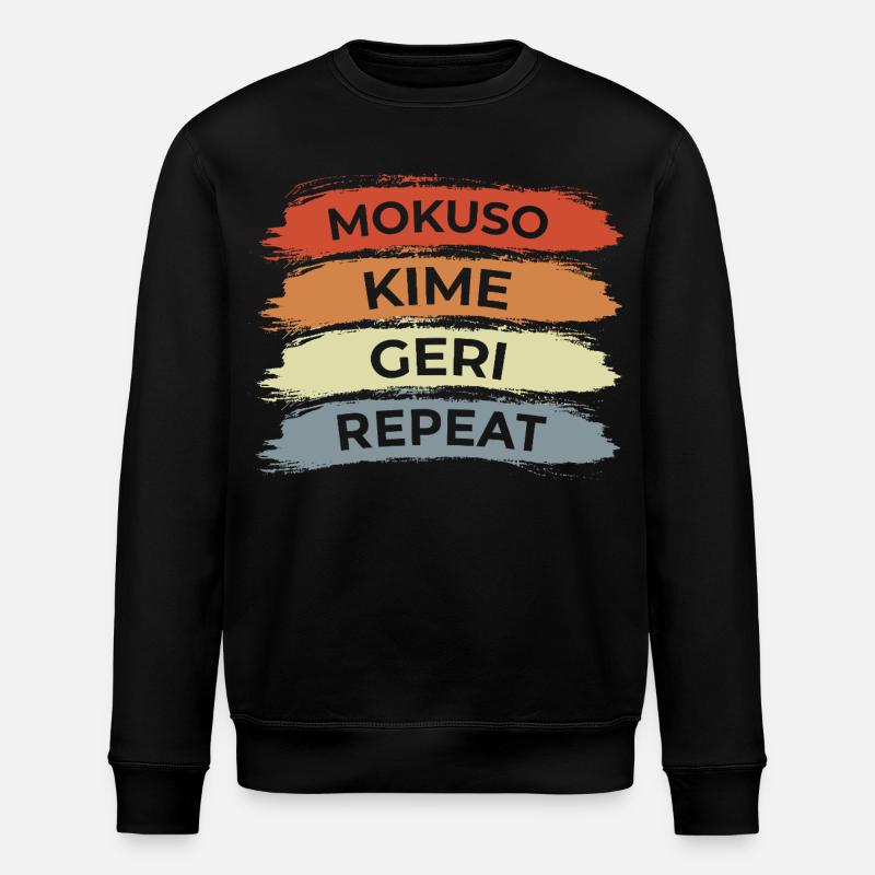 Karate Techniques - Stanley/Stella ROLLER Unisex Organic Sweatshirt - black