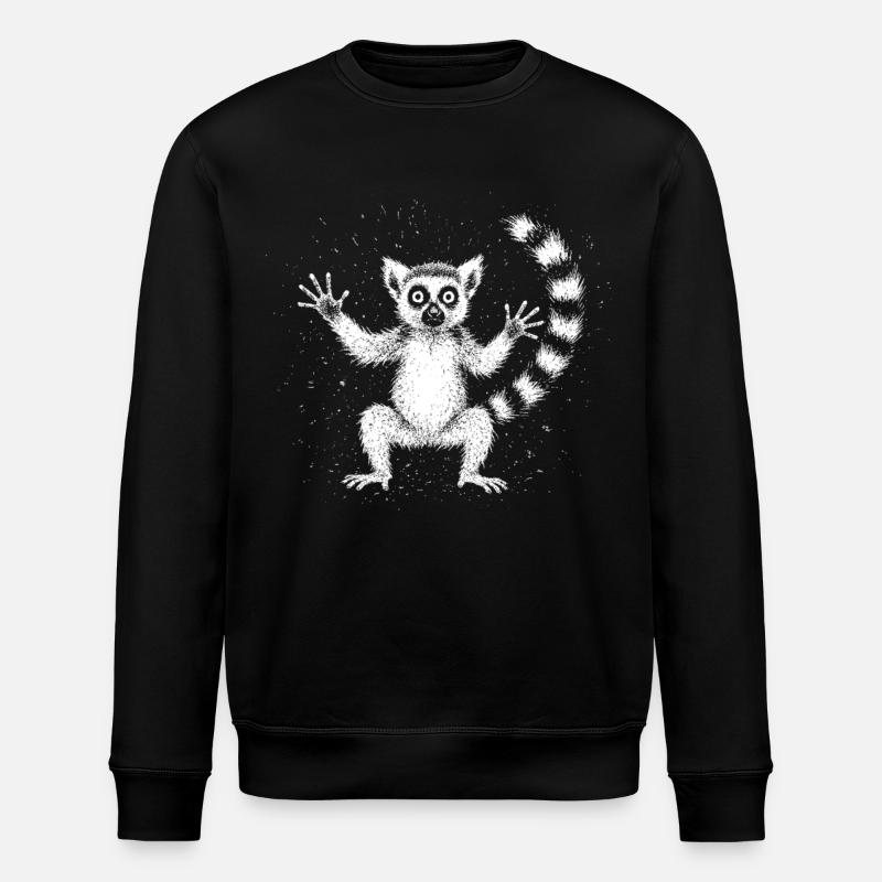 Lémurien - Sweat bio ROLLER Stanley/Stella Unisexe - noir