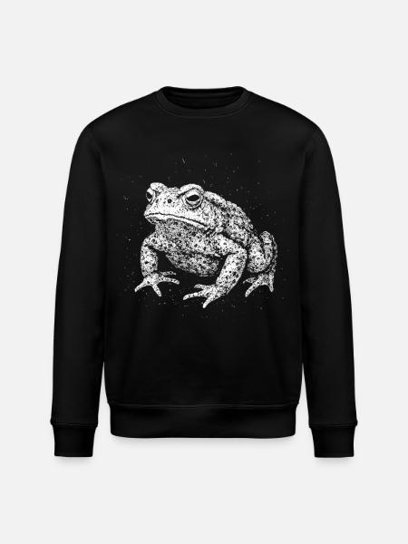 Toad - Stanley/Stella ROLLER Unisex Organic Sweatshirt - black