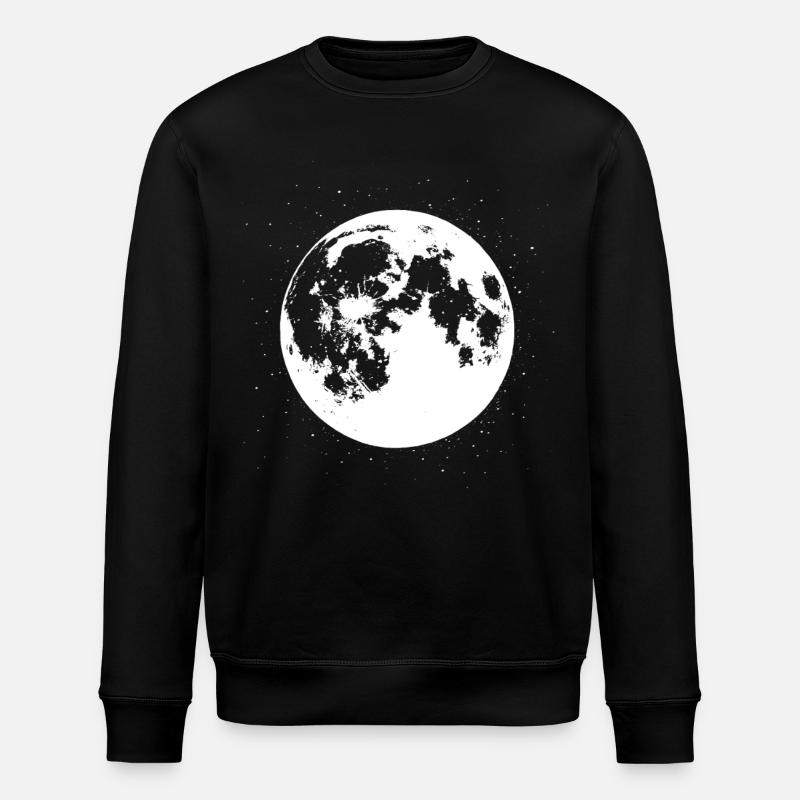 Vollmond-Vibes - Stanley/Stella Unisex Bio-Sweatshirt ROLLER - Schwarz