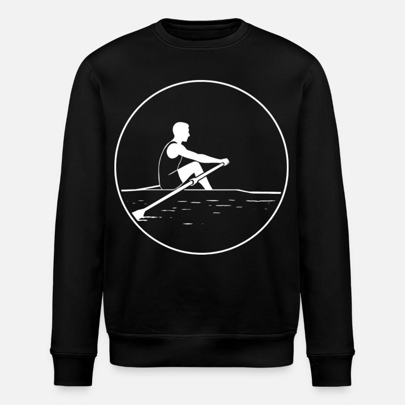 Kraft der Stille - Stanley/Stella Unisex Bio-Sweatshirt ROLLER - Schwarz