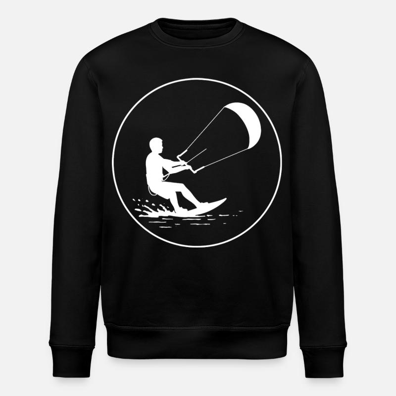 Wind under control - Stanley/Stella ROLLER Unisex Organic Sweatshirt - black