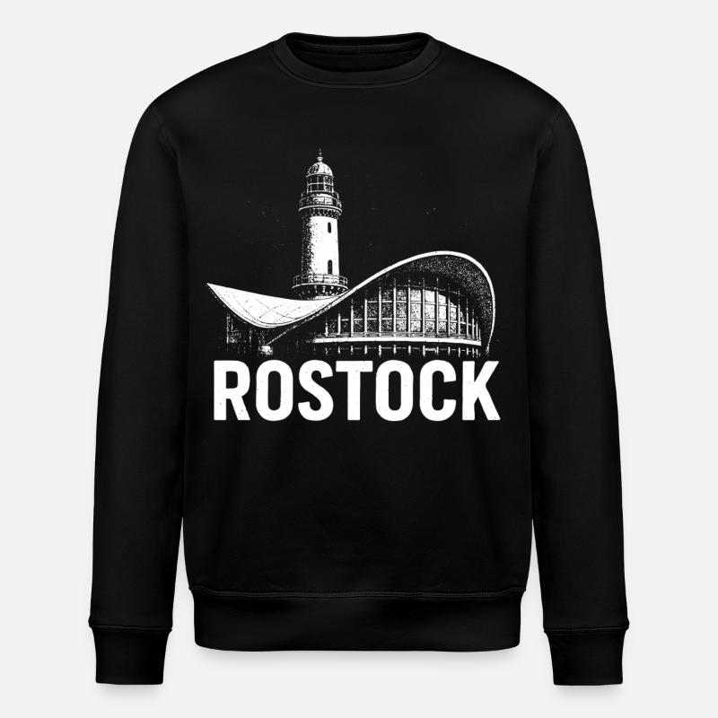 Rostock Moments - Sweat bio ROLLER Stanley/Stella Unisexe - noir