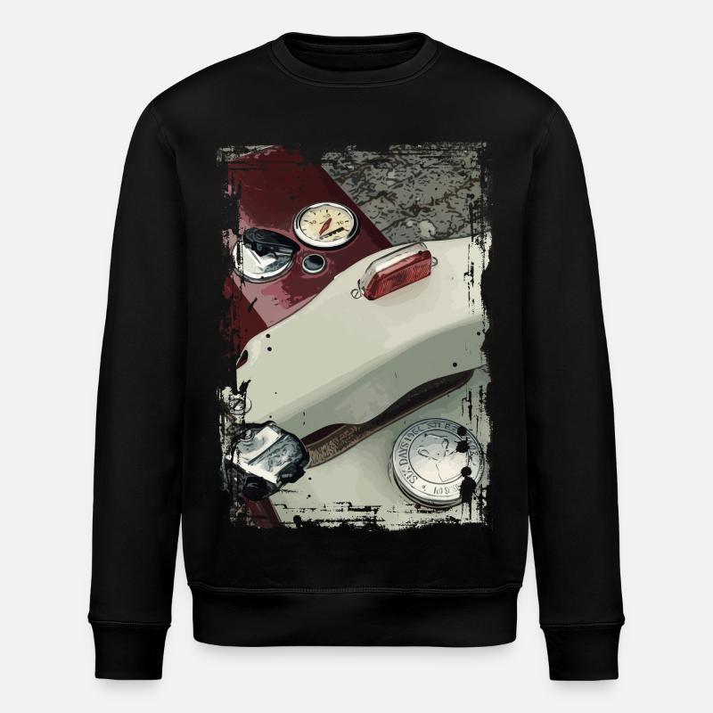 Star Zweitaktlegende - Stanley/Stella Unisex Bio-Sweatshirt ROLLER - Schwarz