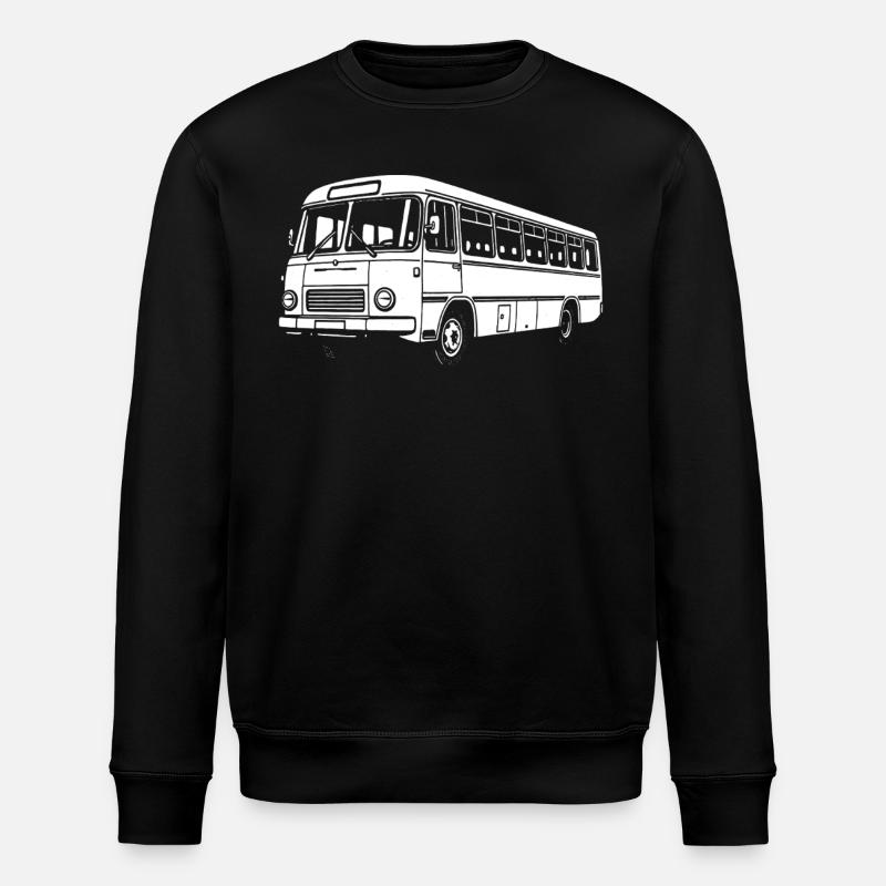 Bus Kultkraft - Stanley/Stella Unisex Bio-Sweatshirt ROLLER - Schwarz
