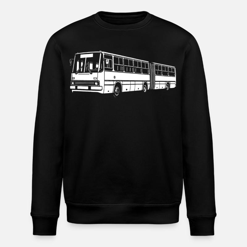 Légendaire bus articulé rétro - Sweat bio ROLLER Stanley/Stella Unisexe - noir