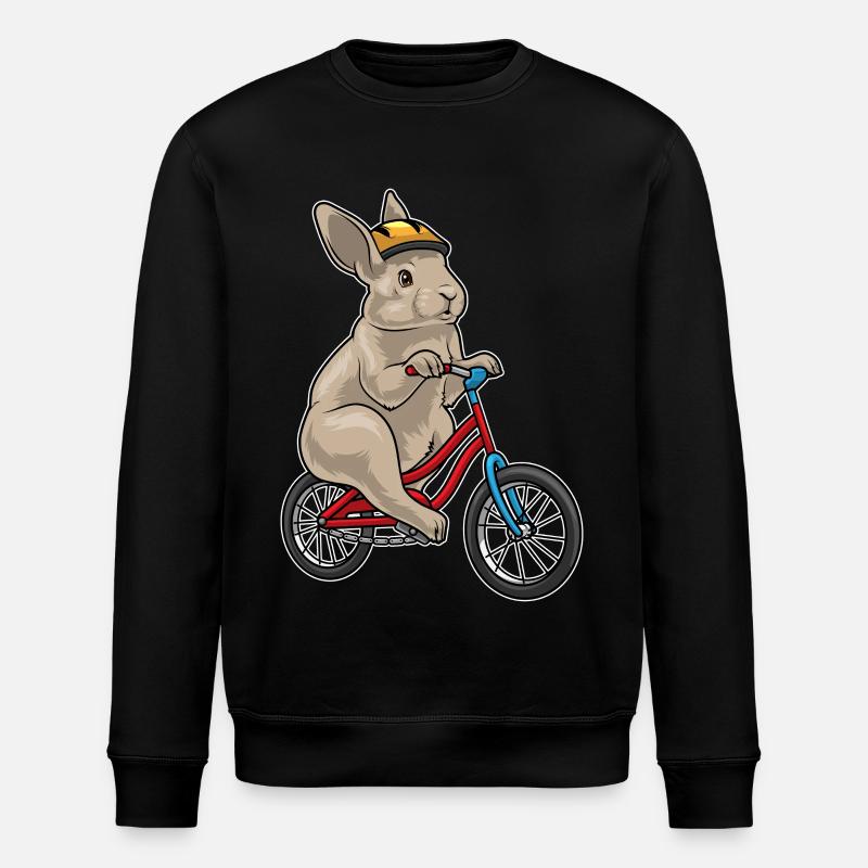 Vélo Rabbit - Sweat bio ROLLER Stanley/Stella Unisexe - noir