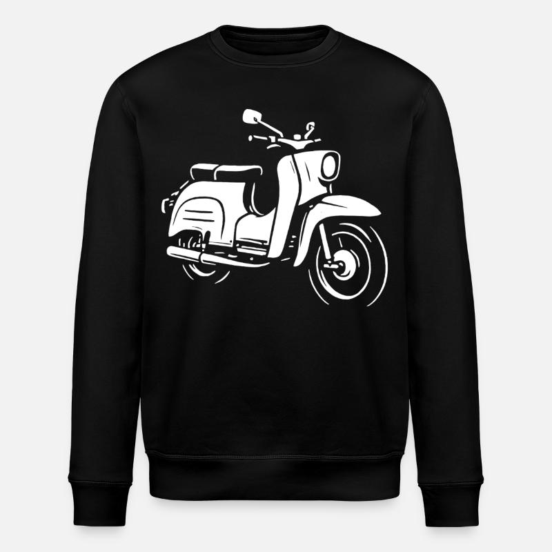 Zweitakt-Legende - Stanley/Stella Unisex Bio-Sweatshirt ROLLER - Schwarz