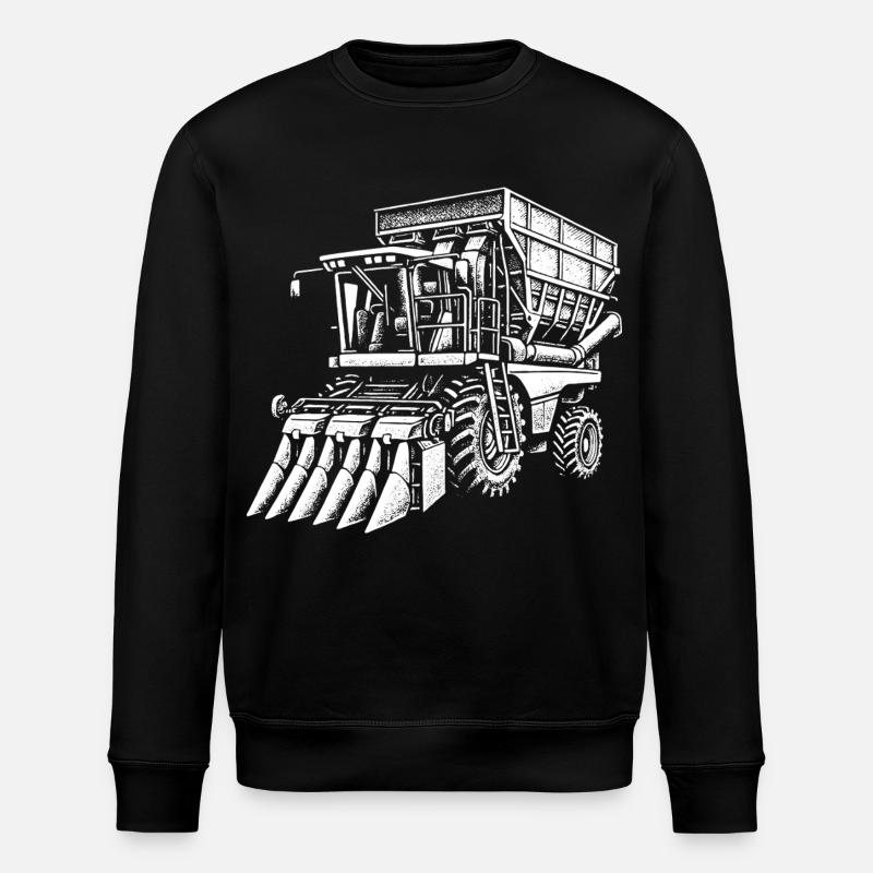 Récolte de coton - Sweat bio ROLLER Stanley/Stella Unisexe - noir