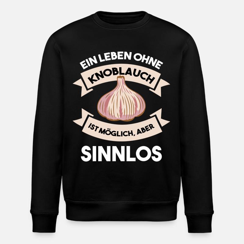 Inutile sans ail - Sweat bio ROLLER Stanley/Stella Unisexe - noir