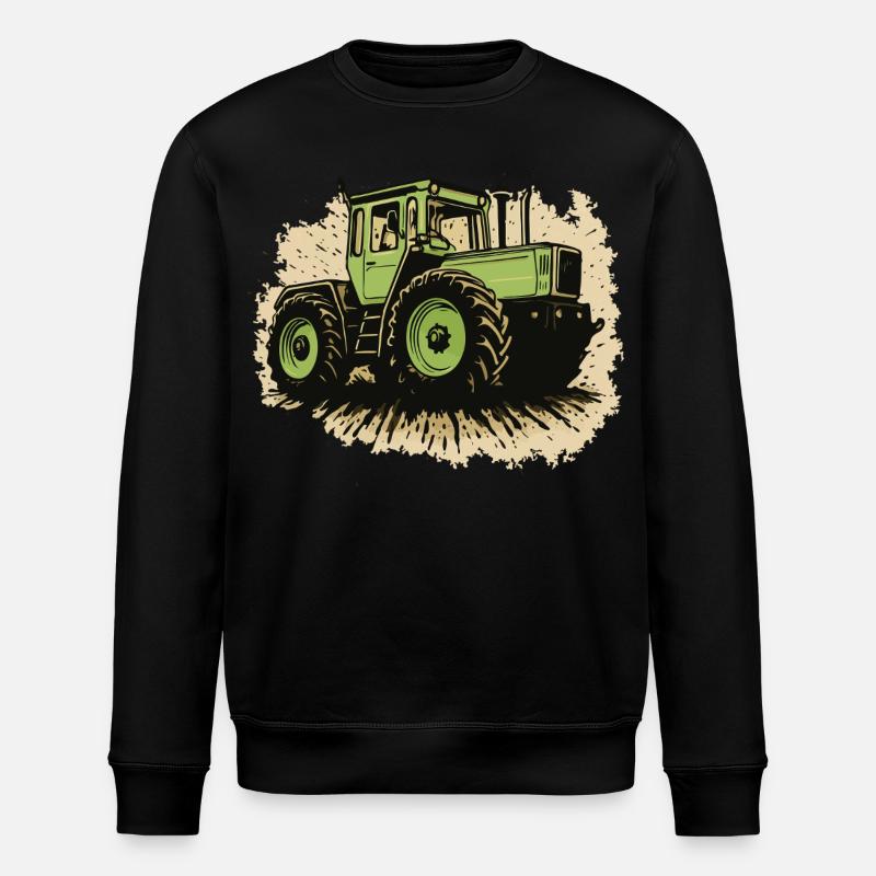 Tractor - Stanley/Stella ROLLER Unisex Organic Sweatshirt - black