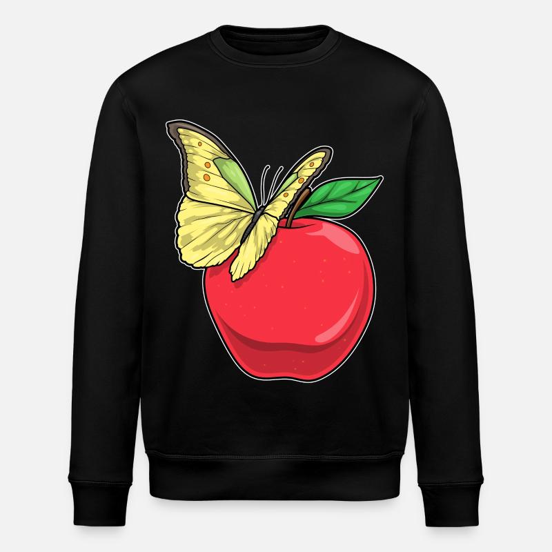 Papillon Pomme Fruit - Sweat bio ROLLER Stanley/Stella Unisexe - noir