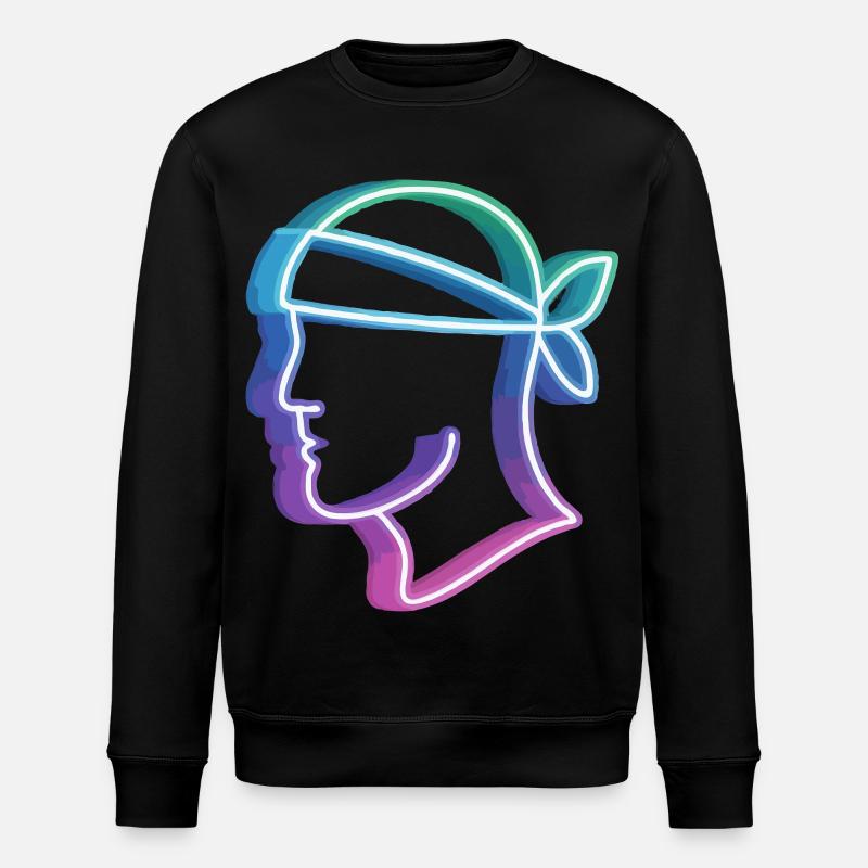 Testa Mora Neon - Sweat bio ROLLER Stanley/Stella Unisexe - noir