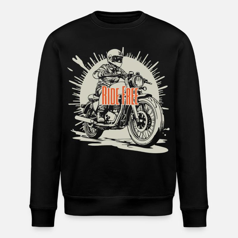 Trajet gratuit - Sweat bio ROLLER Stanley/Stella Unisexe - noir