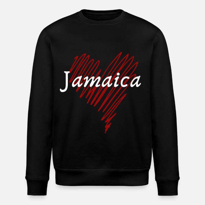 J’aime la Jamaïque, fabriquée en Jamaïque - Sweat bio ROLLER Stanley/Stella Unisexe - noir