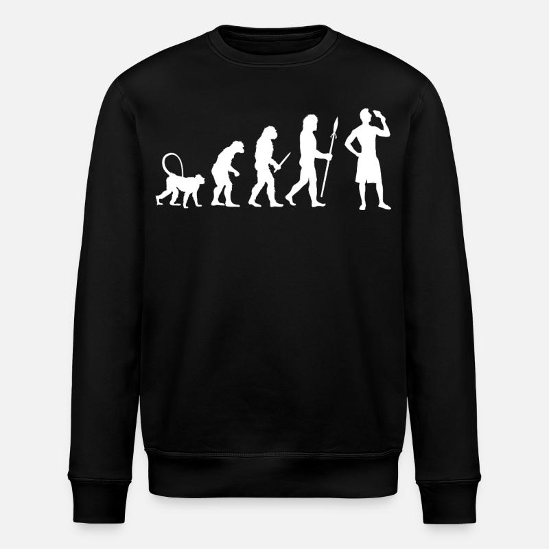 Cream Evolution - Stanley/Stella ROLLER Unisex Organic Sweatshirt - black