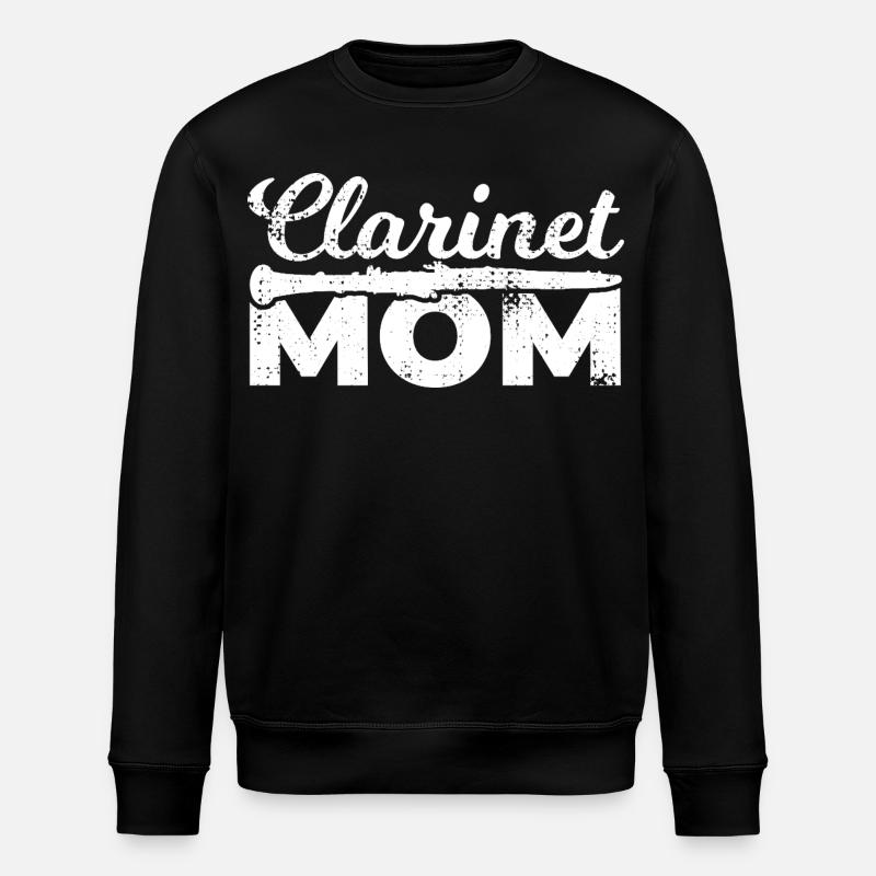 Klarinettenspieler Mama - Stanley/Stella Unisex Bio-Sweatshirt ROLLER - Schwarz