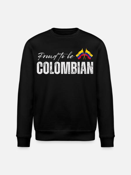 Fier Colombien, j’adore la Colombie - Sweat bio ROLLER Stanley/Stella Unisexe - noir