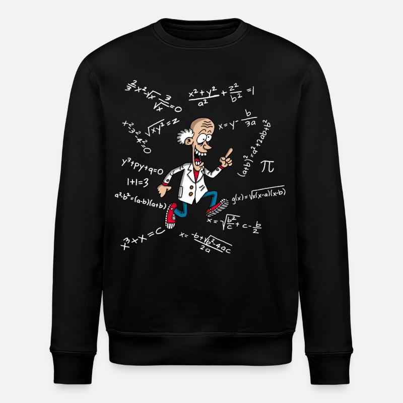 A slightly mad scientist - Stanley/Stella ROLLER Unisex Organic Sweatshirt - black