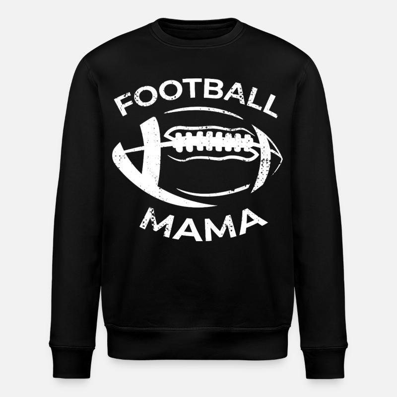American Football Mutter - Stanley/Stella Unisex Bio-Sweatshirt ROLLER - Schwarz