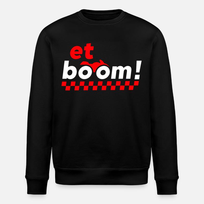 Et boom - Sweat bio ROLLER Stanley/Stella Unisexe - noir