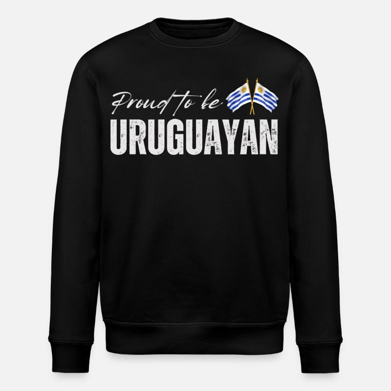 Fière Uruguayenne, j’adore l’Uruguay - Sweat bio ROLLER Stanley/Stella Unisexe - noir