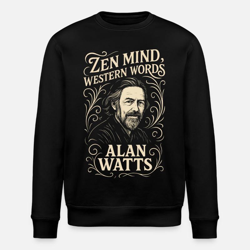 Zen Mots Occidentaux Art - Sweat bio ROLLER Stanley/Stella Unisexe - noir