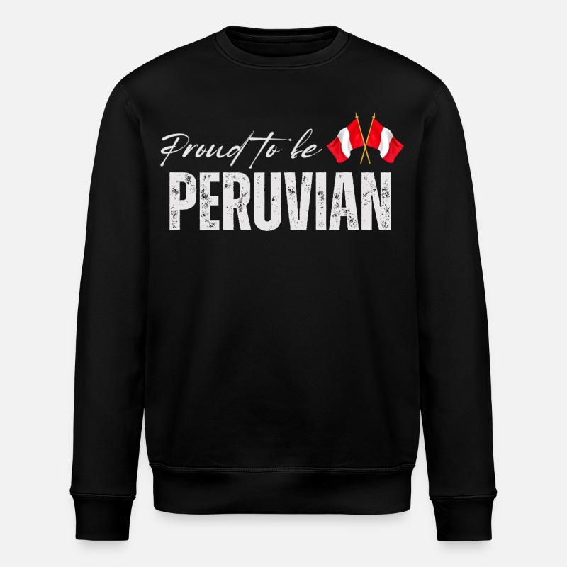 Fier péruvien, fabriqué au Pérou - Sweat bio ROLLER Stanley/Stella Unisexe - noir