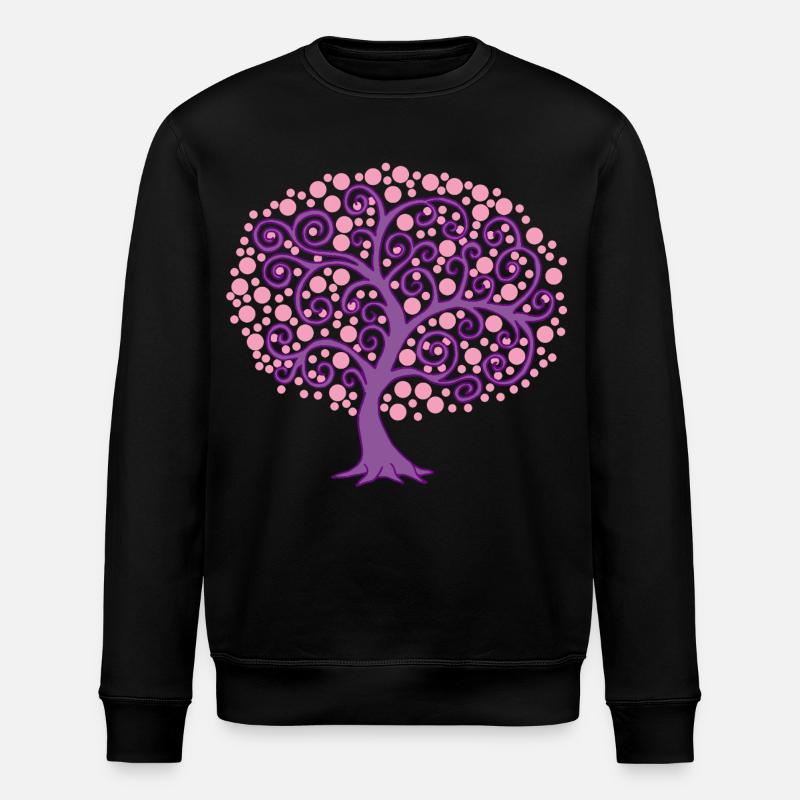 Natur in Blüte - Stanley/Stella Unisex Bio-Sweatshirt ROLLER - Schwarz
