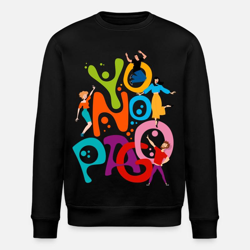 Ich zahle nicht - Stanley/Stella Unisex Bio-Sweatshirt ROLLER - Schwarz