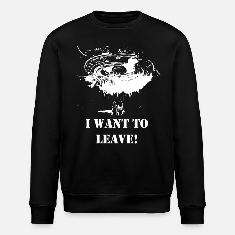 Take Me Away - Stanley/Stella Unisex Bio-Sweatshirt ROLLER - Schwarz