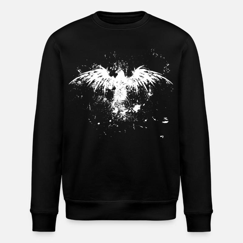 Grunge Eagle Rise - Sweat bio ROLLER Stanley/Stella Unisexe - noir