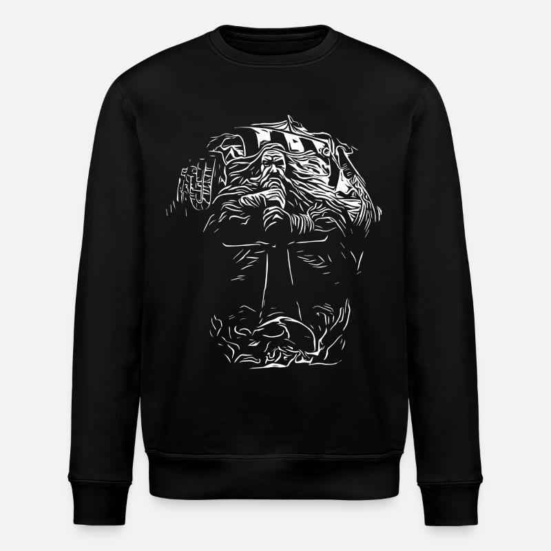 La puissance nordique - Sweat bio ROLLER Stanley/Stella Unisexe - noir