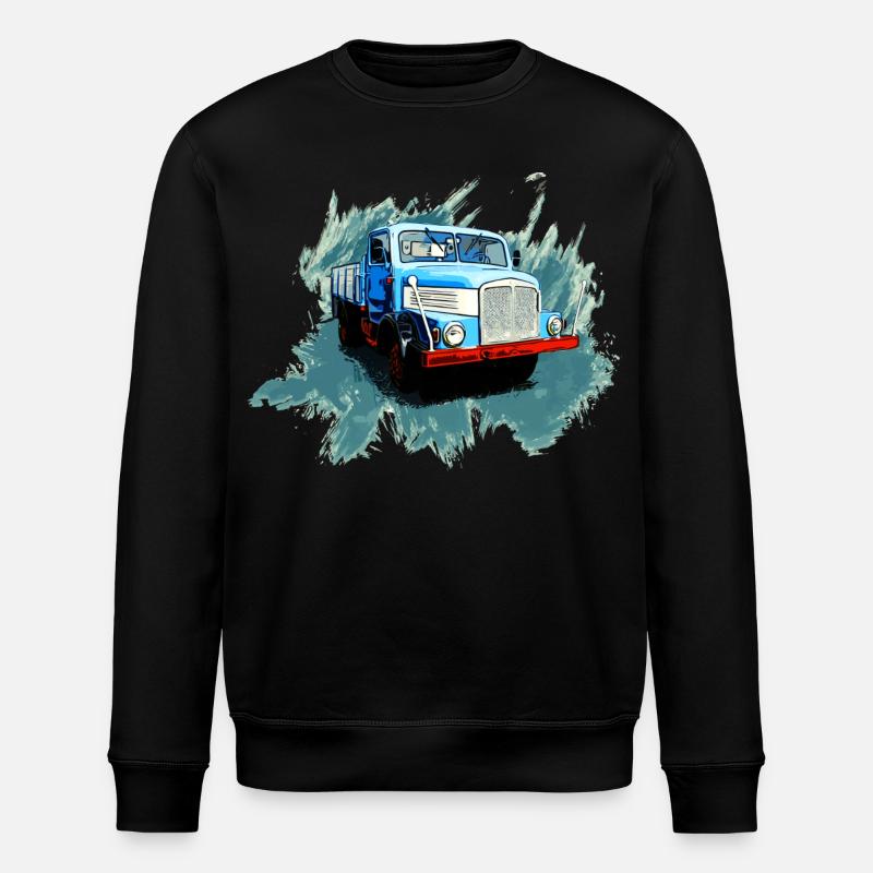 Ostkraft auf Rädern - Stanley/Stella Unisex Bio-Sweatshirt ROLLER - Schwarz