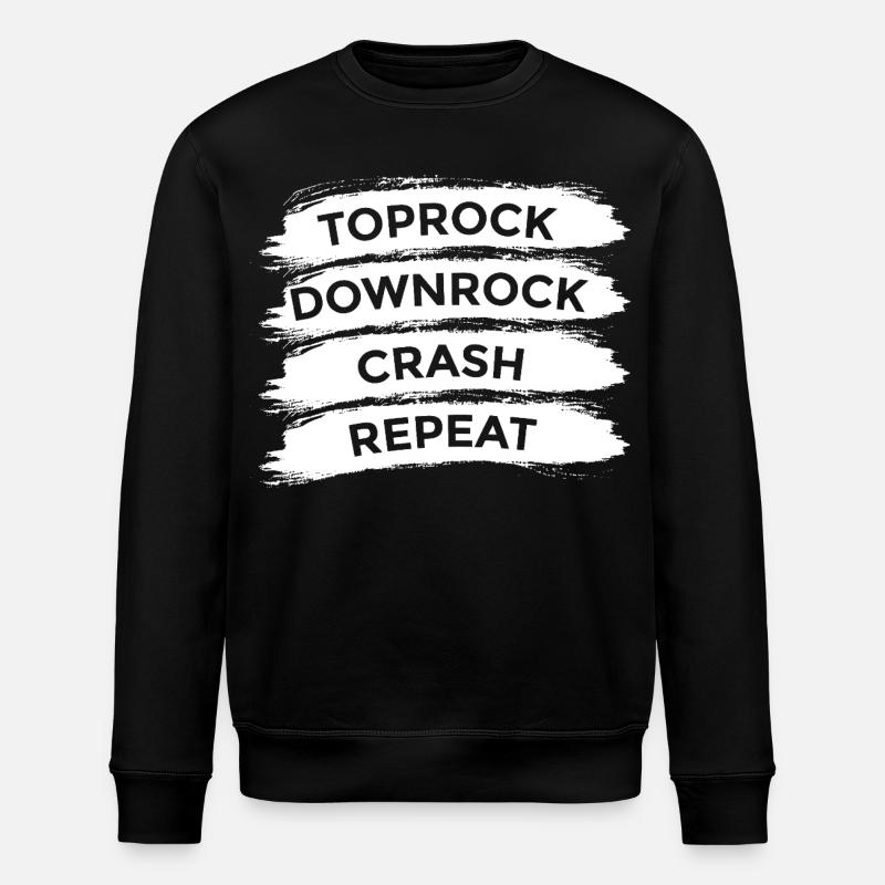 Breakdance Techniques - Sweat bio ROLLER Stanley/Stella Unisexe - noir