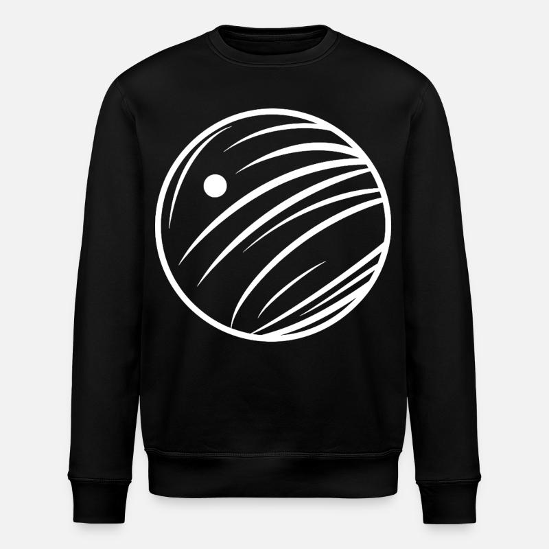 Bowling Sketch - Stanley/Stella ROLLER Unisex Organic Sweatshirt - black