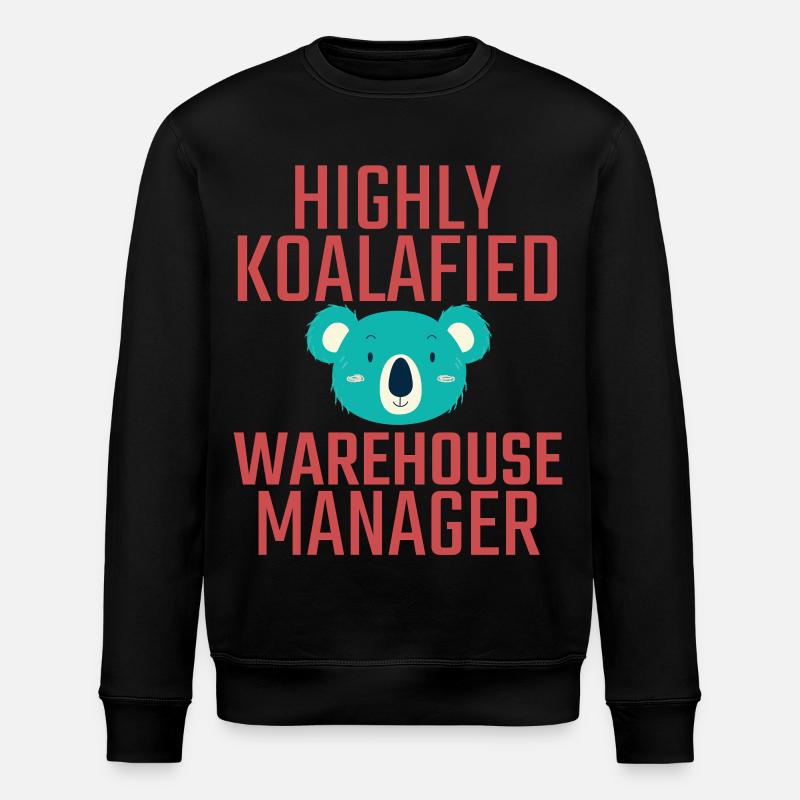 Responsable d’entrepôt Koalafied - Sweat bio ROLLER Stanley/Stella Unisexe - noir