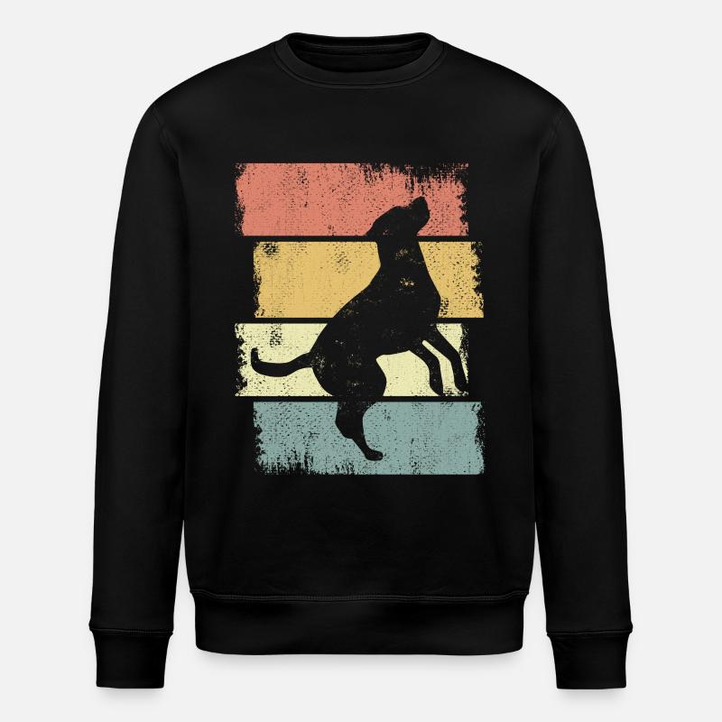 Dessin de chien - Sweat bio ROLLER Stanley/Stella Unisexe - noir