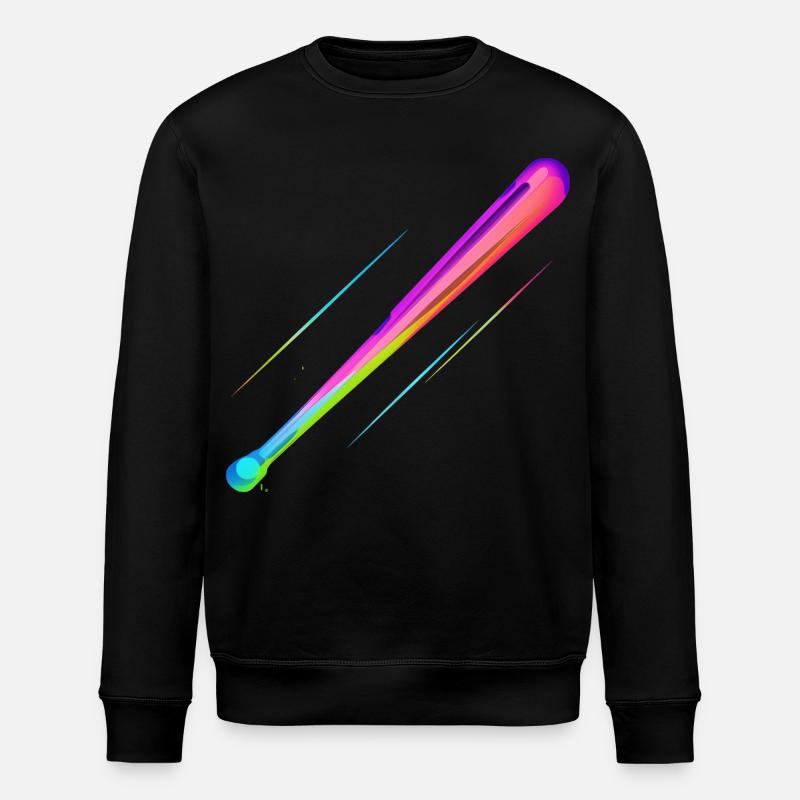 Baseballschläger Steamwave - Stanley/Stella Unisex Bio-Sweatshirt ROLLER - Schwarz