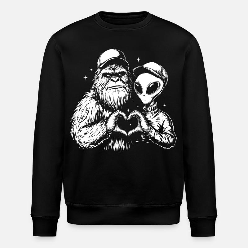 SpaceLove Creative Friends Hybride - Sweat bio ROLLER Stanley/Stella Unisexe - noir