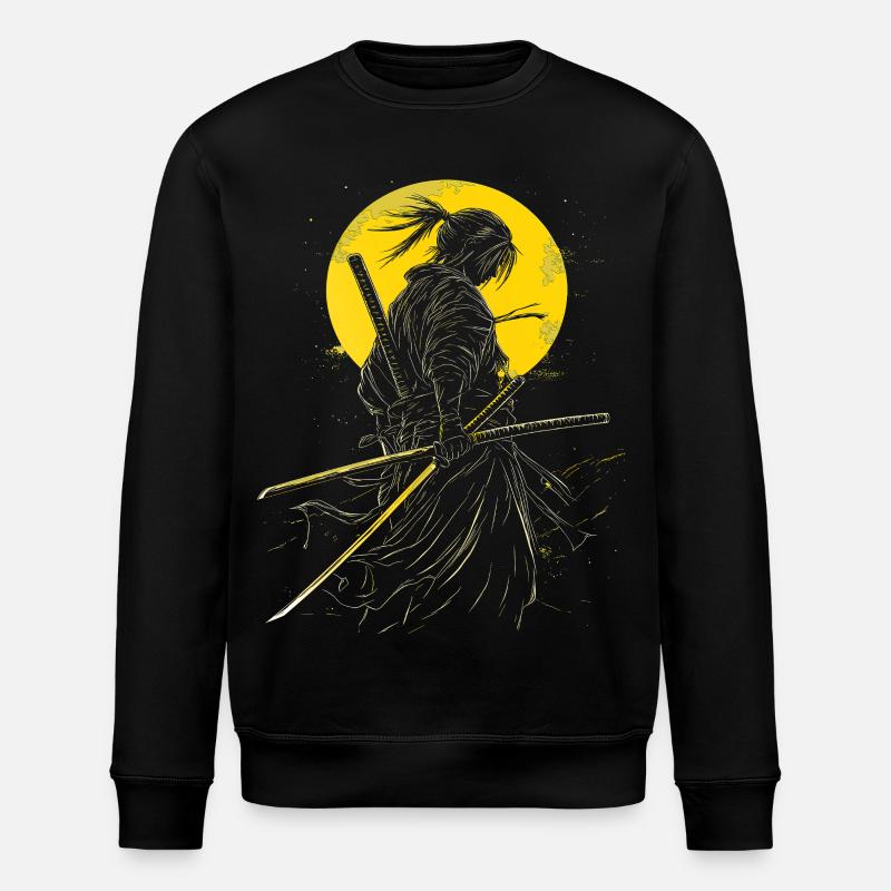 Anime de samouraï - Sweat bio ROLLER Stanley/Stella Unisexe - noir