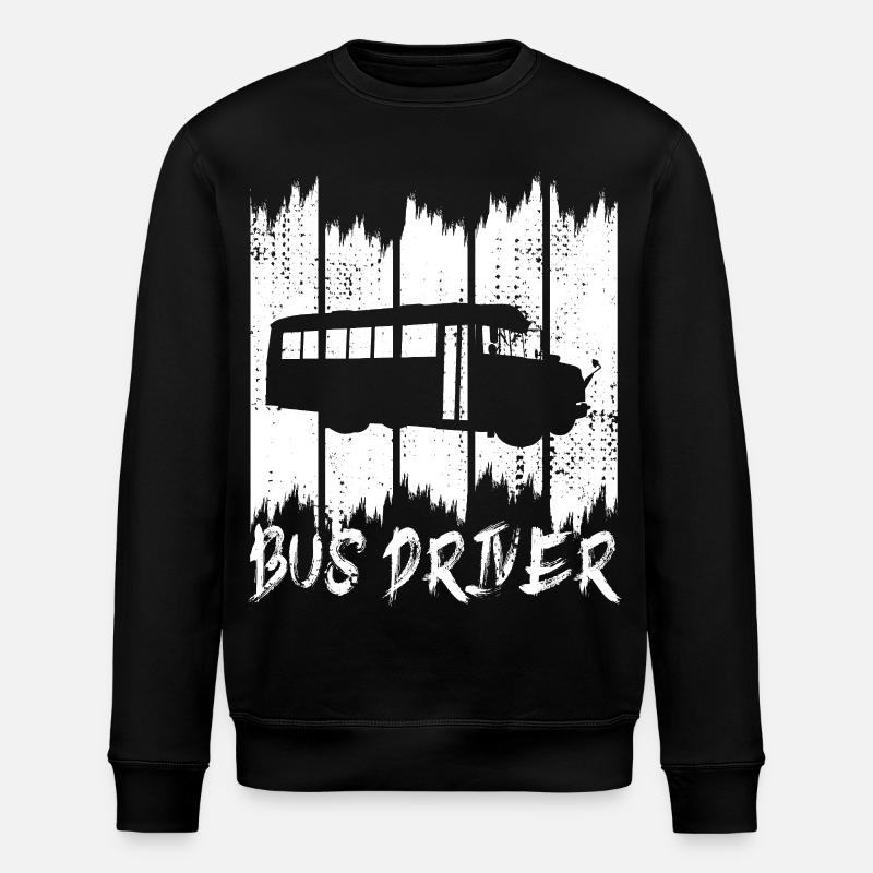 Bus Driver - Stanley/Stella ROLLER Unisex Organic Sweatshirt - black