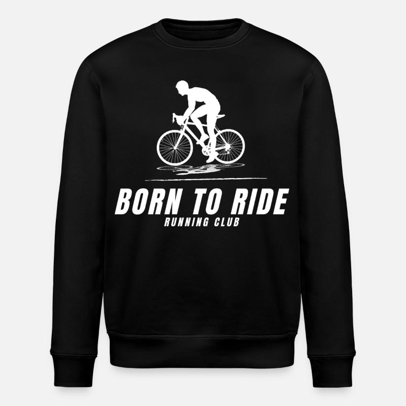 Geboren, um zu fahren - Stanley/Stella Unisex Bio-Sweatshirt ROLLER - Schwarz