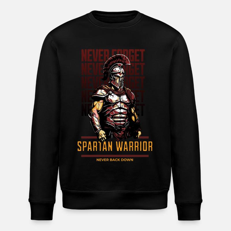 Guerrier spartiate - Sweat bio ROLLER Stanley/Stella Unisexe - noir