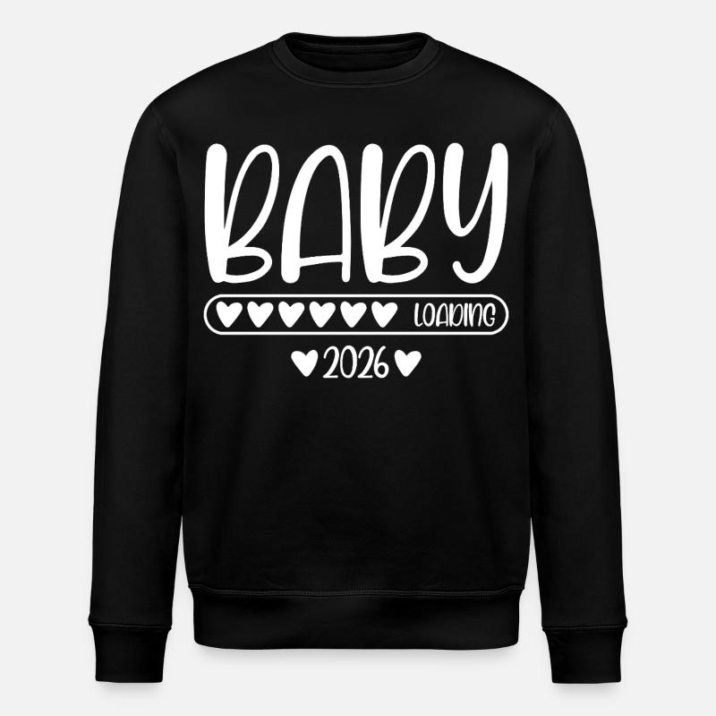 Bébé 2026 chargement - Sweat bio ROLLER Stanley/Stella Unisexe - noir