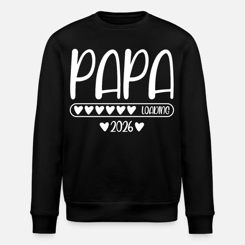 Papa 2026 loading - Stanley/Stella ROLLER Unisex Organic Sweatshirt - black