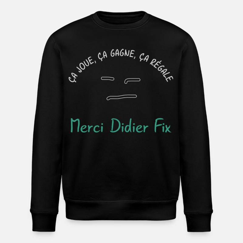 Ca_joue_ca_gagne_ca_regale - Stanley/Stella ROLLER Unisex Organic Sweatshirt - black