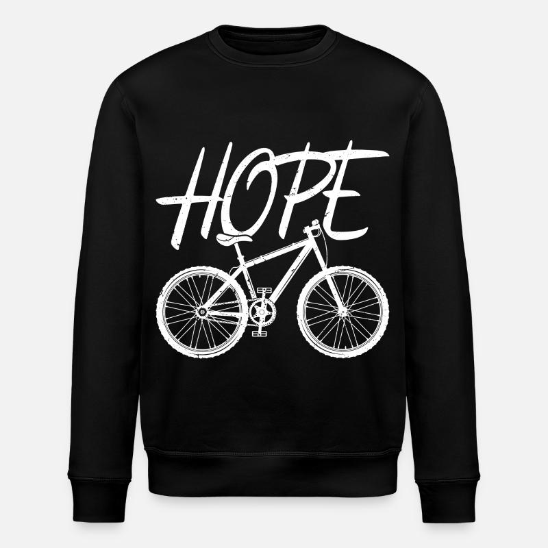 Hope Bike Ride Biker Hope - Stanley/Stella Unisex Bio-Sweatshirt ROLLER - Schwarz