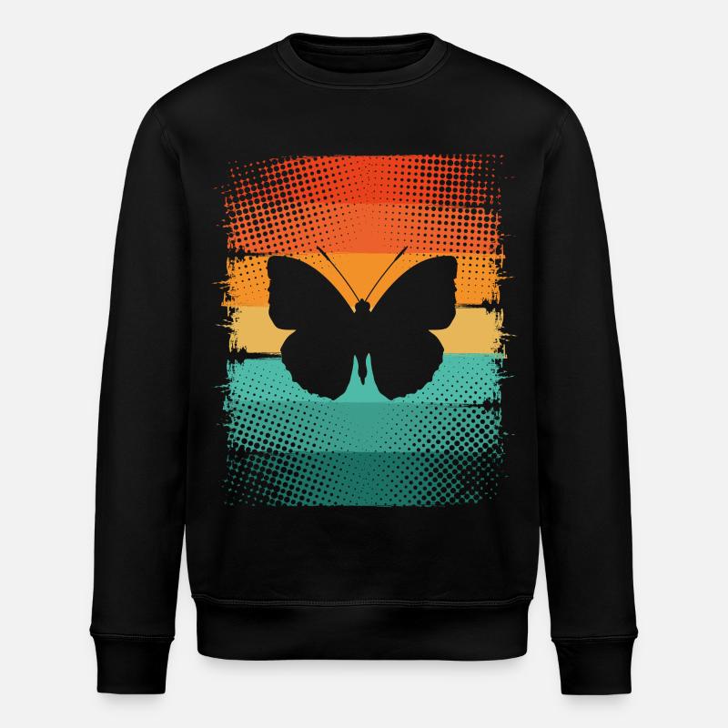 Papillon - Sweat bio ROLLER Stanley/Stella Unisexe - noir